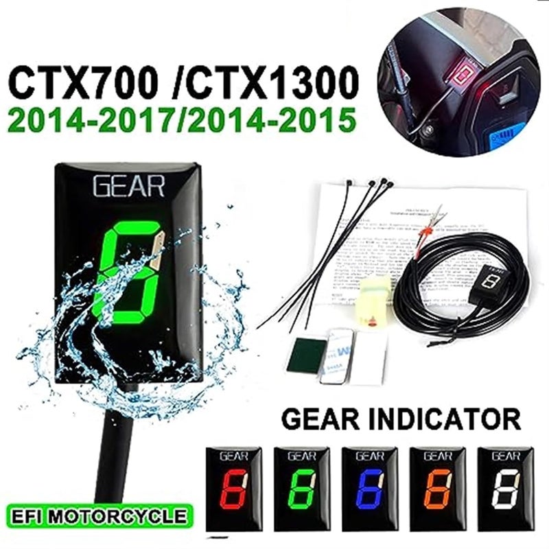 Wivplex Motorcycle Gear Display Indicator - Blue - Image 3