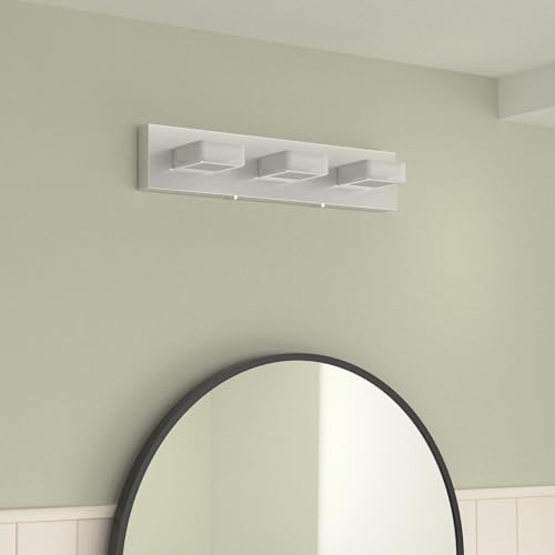 Ralbay Dimmable LED Vanity Light Modern 3 Light Acrylic Stainless Steel for Bathroom Vanity Lighting Fixtures - Image 2