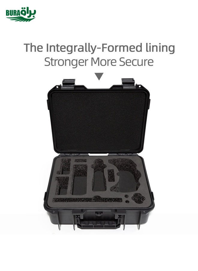 BURAQ - For DJI Avata / Goggles 2 Pro DJI Hard Shell Storage Box Case Suitcase(Black) - Image 1
