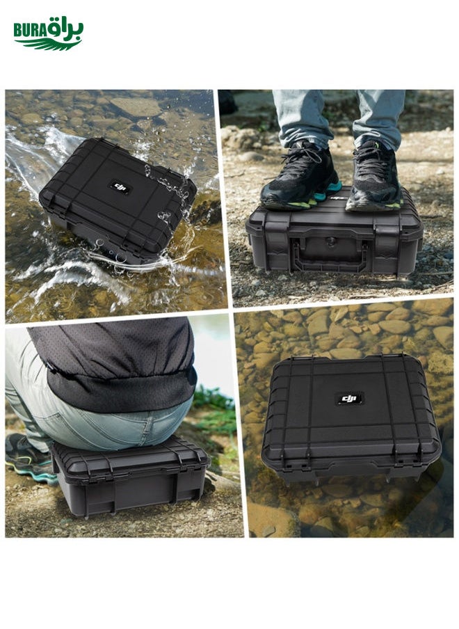 BURAQ - For DJI Avata / Goggles 2 Pro DJI Hard Shell Storage Box Case Suitcase(Black) - Image 1