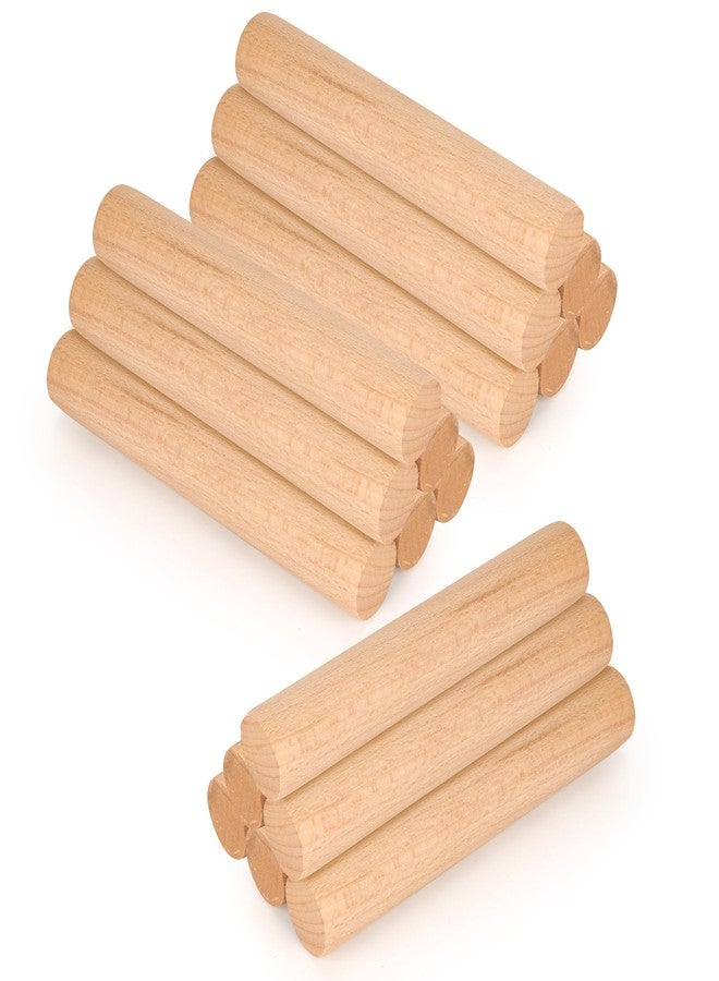 Axigundaone 15 Pcs Small Wooden Rolling Pin for Dough, 6 Inch Dumpling Rolling Pin for Baking, Mini Kitchen Wood Rollings Pins for Pizza, Bread, Home Cooking - Image 1