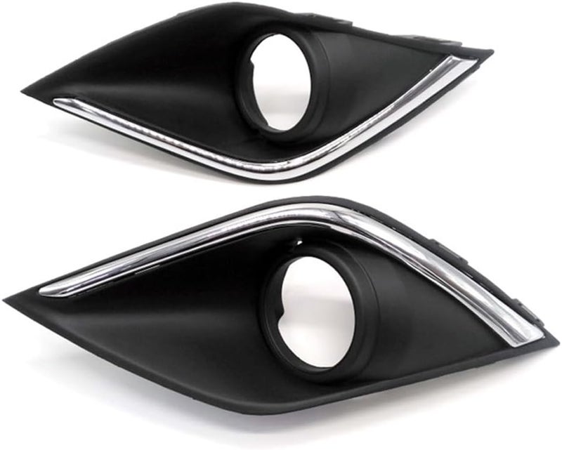 Fog Light Cover: 2-Piece ABS Plastic - Direct Fit Replacement Fog Lamp Bezel for 2016-2019 Mitsubishi Outlander, Easy Installation, Durable Impact-Resistant Fog Light Grille for Vehicle DIY Enthusiast - Image 1