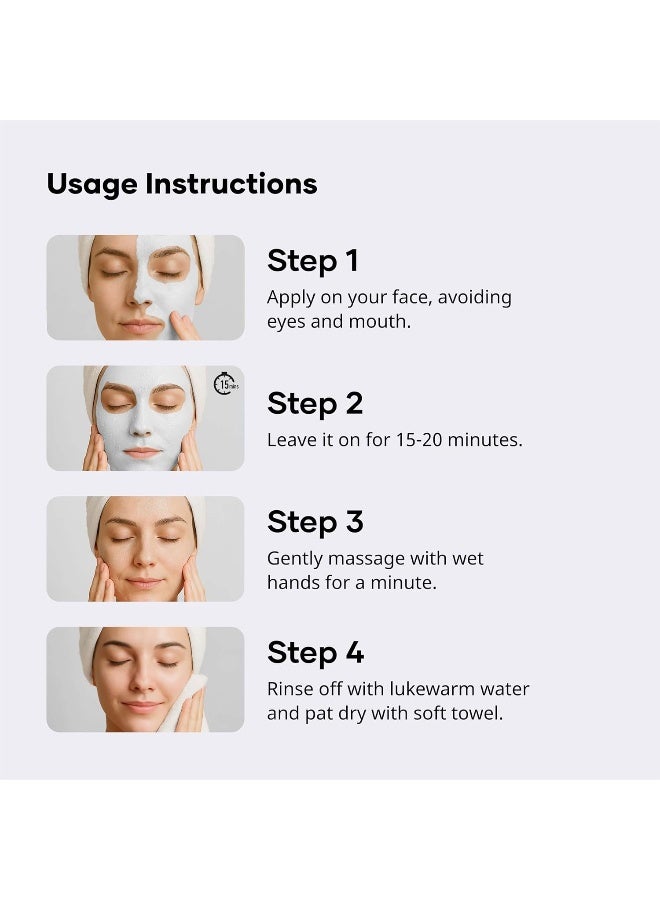 Cureskin Vitamin Boost D Tan Face Mask for Glowing Skin | D Tan Pack for Tan Removal | Fruit Based AHA Tan Removal De Tan Face Pack Mask for Women & Men | Tan Removal Cream - Image 5