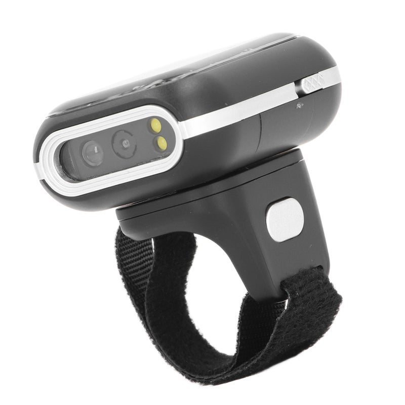 Ring Barcode Scanner 2.4G Wireless Bluetooth 2D Code Reader Wearable Finger Barcode Scanning Tool - Image 5