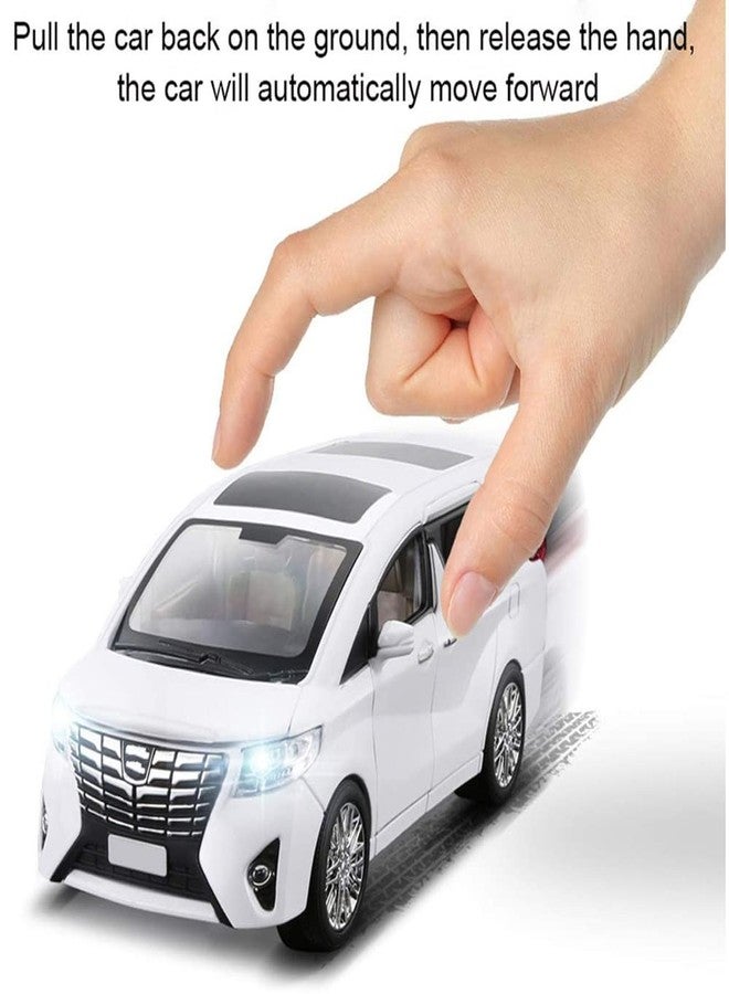 DARVICE 1:24 Scale Alphard Toy Car for Kids Diecast Metal Cars with Light Sound Pull Back Openable Door Toy Car for Kids - Image 3