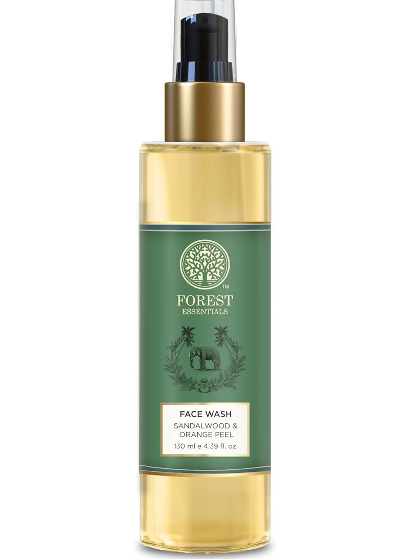 Forest Essentials Ayurvedic Purifying Face wash with Sandalwood & Orange Peel | For All Skin Types | Sulphate Free | Paraben Free - Image 1