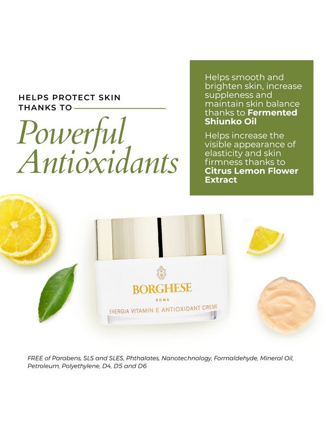 Borghese Energia Vitamin E Antioxidant Creme Vitamin E Cream 1 Fl Oz  - Image 5