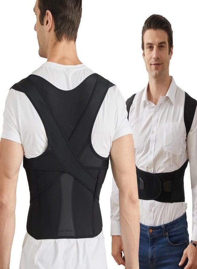 PRITASHA Free Size Neoprene_Blend Posture Corrector For Men & Women, Back Support Belt, Back Belt For Back Pain, Neck & Shoulder Support Belt, Back Brace-Universal Size - Image 1