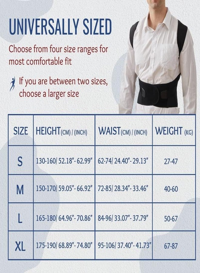 PRITASHA Free Size Neoprene_Blend Posture Corrector For Men & Women, Back Support Belt, Back Belt For Back Pain, Neck & Shoulder Support Belt, Back Brace-Universal Size - Image 5