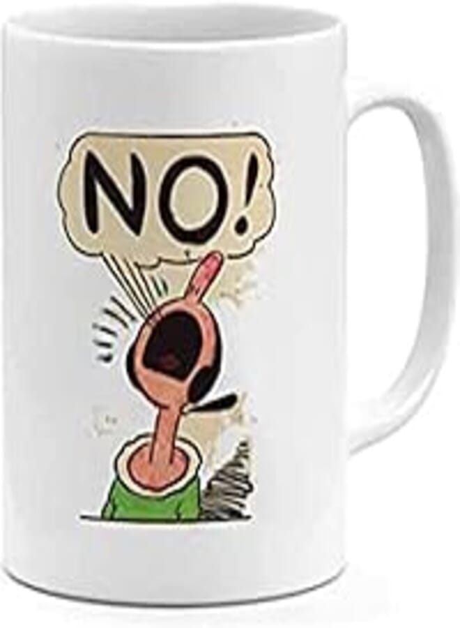 RYN PRINTED DESIGN Olive From Popeye Coffee Mug Cartoon Network Girl Friend Popeye White