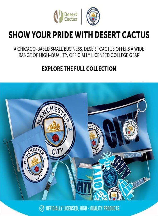 Desert Cactus Manchester City Football Soccer Man City MCFC Banner Flag - 40 x 30 inch Double-Sided 3-Ply Banner for Indoor/Outdoor Use, Durable College Spirit Flag (House Flag B) - Image 5