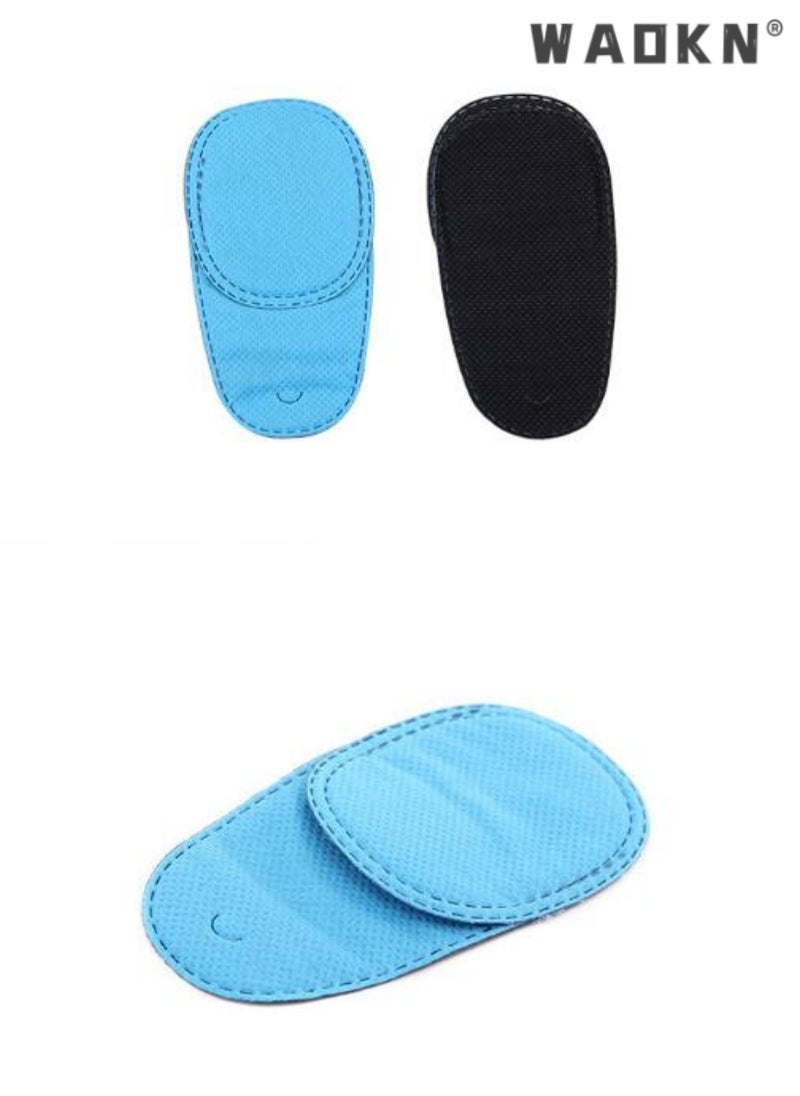 WAOKN - 4 Pack Eye Patches for Kids Girls Boys, Right & Left Eye Patch for Glasses, Lazy Eye Patch for Children Treating Lazy Eye Amblyopia Strabismus and After Surgery 10 x 5cm Full Coverage (Blue) - Image 1