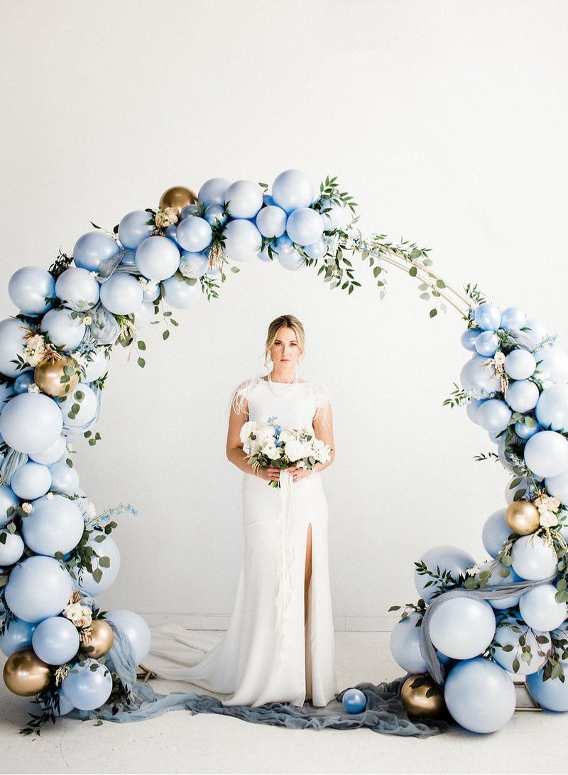 xppier 2 in 1 Balloon Arch Kit with Base, Adjustable Balloon Arch Stand Kit for Outdoors Indoor for Wedding Baby Shower Birthday Party Supplies Decorations - Image 5