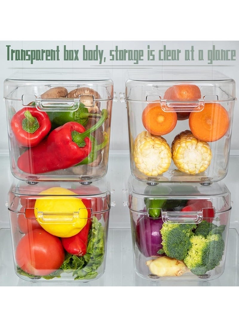 قطاعة خضروات قطاعة خضار مندولين مطورة 22 في 1 مع 13 شفرة من الستانلس ستيل، قطاعة قابلة للتعديل، قطاعة خضروات مع رف تصريف وحاوية تخزين، اداة مطبخ - Image 4