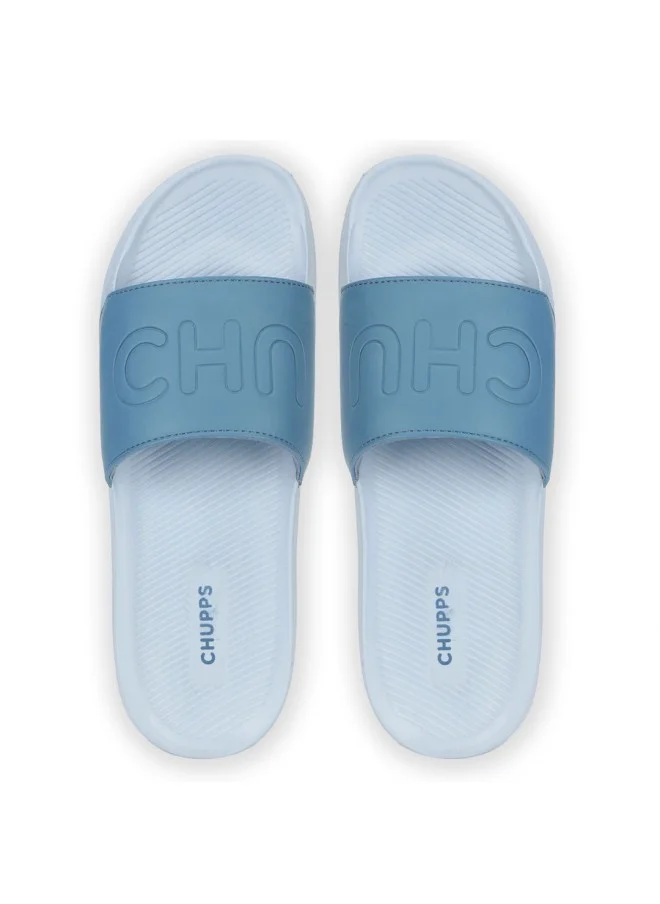 CHUPPS CHUPPS Sky Blue Casual Sliders for Men