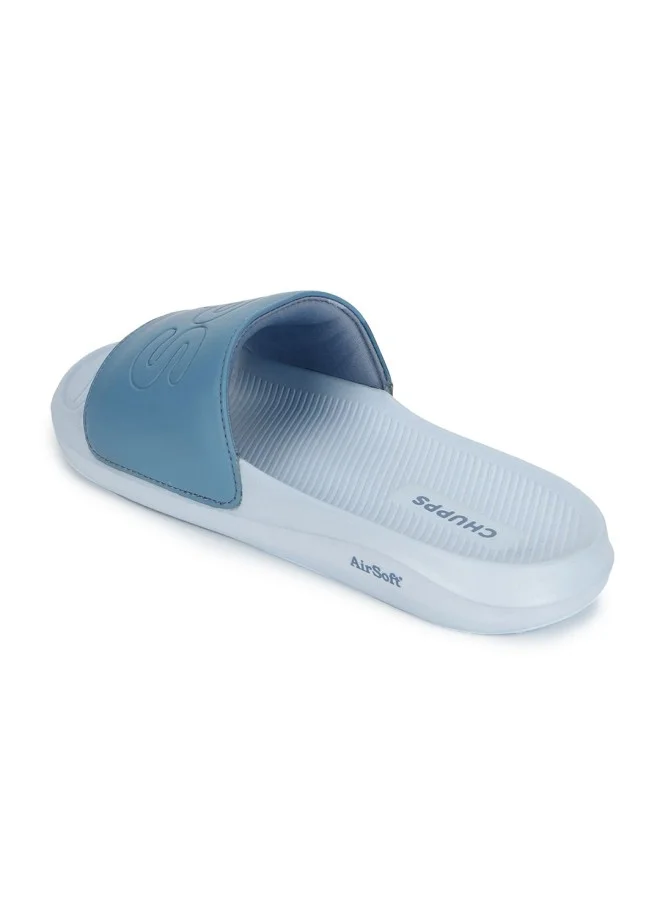 CHUPPS CHUPPS Sky Blue Casual Sliders for Men