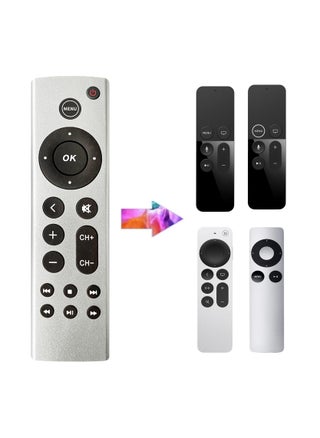 جهاز تحكم عن بعد عالمي بديل لتلفزيون ابل 4K، ابل تي في بوكس (الجيل الثاني والثالث والرابع)، ابل تي في HD A2843 A2737 A2169 A1842 A1625 A1427 A1469 A1378 A1218، ابيض - pzsku/Z668122710C04087ADAEFZ/45/1745583471/e77d4224-7731-4e97-b738-df55734dde69