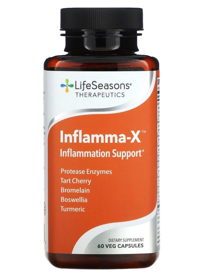 LifeSeasons Inflamma-X Inflammation Support 60 Veg Capsules