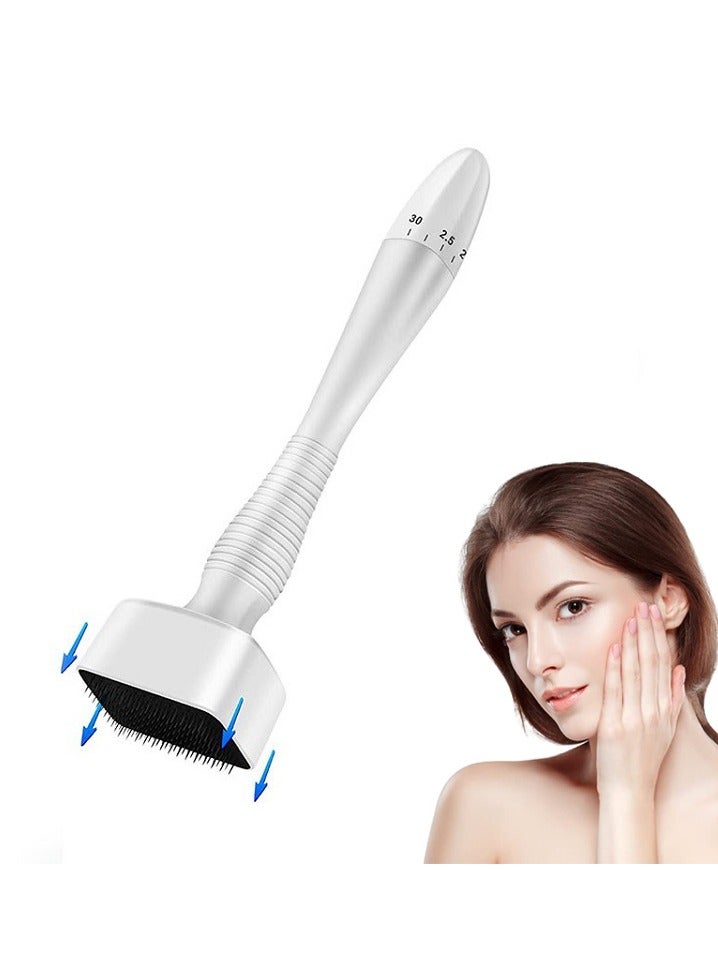 Professional Adjustable Microneedling Roller Pen for Skin Care and Hair Growth Stainless Steel Tool Gift for Women 05MM - Image 1