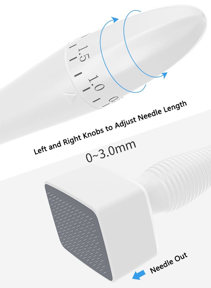 Professional Adjustable Microneedling Roller Pen for Skin Care and Hair Growth Stainless Steel Tool Gift for Women 05MM - Image 3
