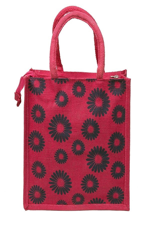 RSN Women's Handbag (RSN_jutebag_Pink_Pink) - Image 1