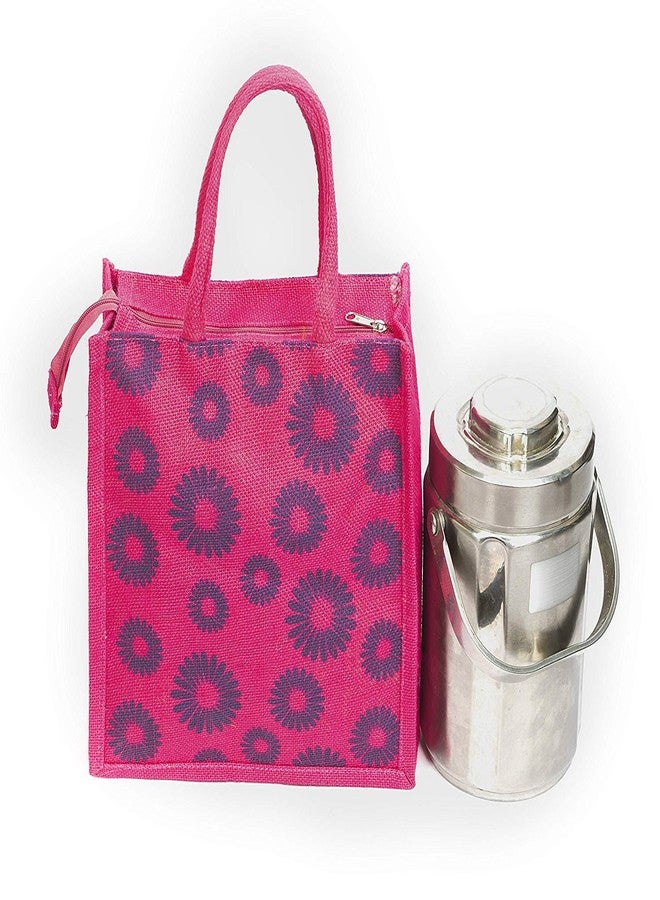 RSN Women's Handbag (RSN_jutebag_Pink_Pink) - Image 2