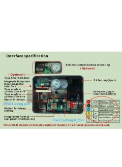StarDY Smart Lock Accessories, Wiring Terminals, Used For Power Supply, Building Systems, and Switches, Not Universal  - Image 5