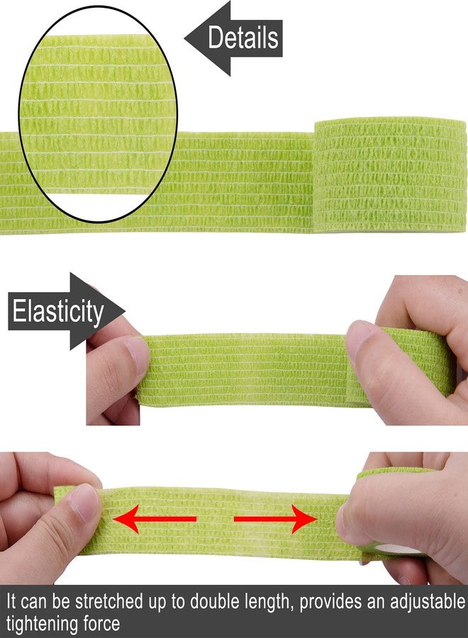BQTQ 50 Rolls Self Adhesive Bandage Wrap 1 inch Self Adherent Wrap Tape Bandages Colorful Self Adhesive Wraps Stretch Bandage Wrap Roll for Wrist Ankle Swelling Sprains (Rich Color - Image 5