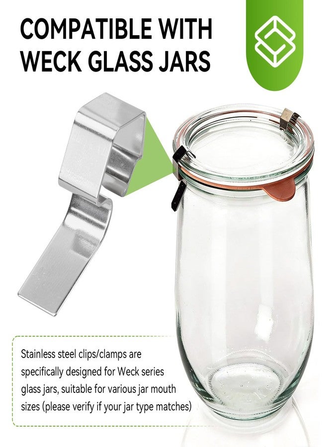 Nbbiww 24PCS Jar Replacement Clips Compatible with Weck - Image 4