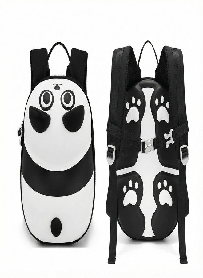 SID MAGIC 3D Panda Toddler Backpack - Bamboo Buddy Hard Shell Cute Animal School Bag - Lightweight, Ergonomic Preschool Daypack with Chest Strap & Breathable Mesh Back for Boys & Girls (2-6 Years) - Image 1