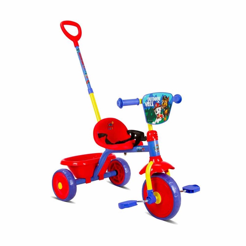 Spartan PAW Patrol Tricycle with Pushbar for Boys