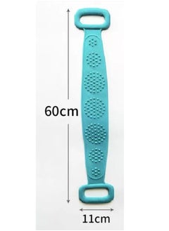 PRIME Back Scrubber for Shower Bath Scrub Body Brush Silicone Back Brush Extra Long Exfoliating Body Scrubber With Handle, Deep Clean and Invigorate Skin, for Men and Women  - Image 3