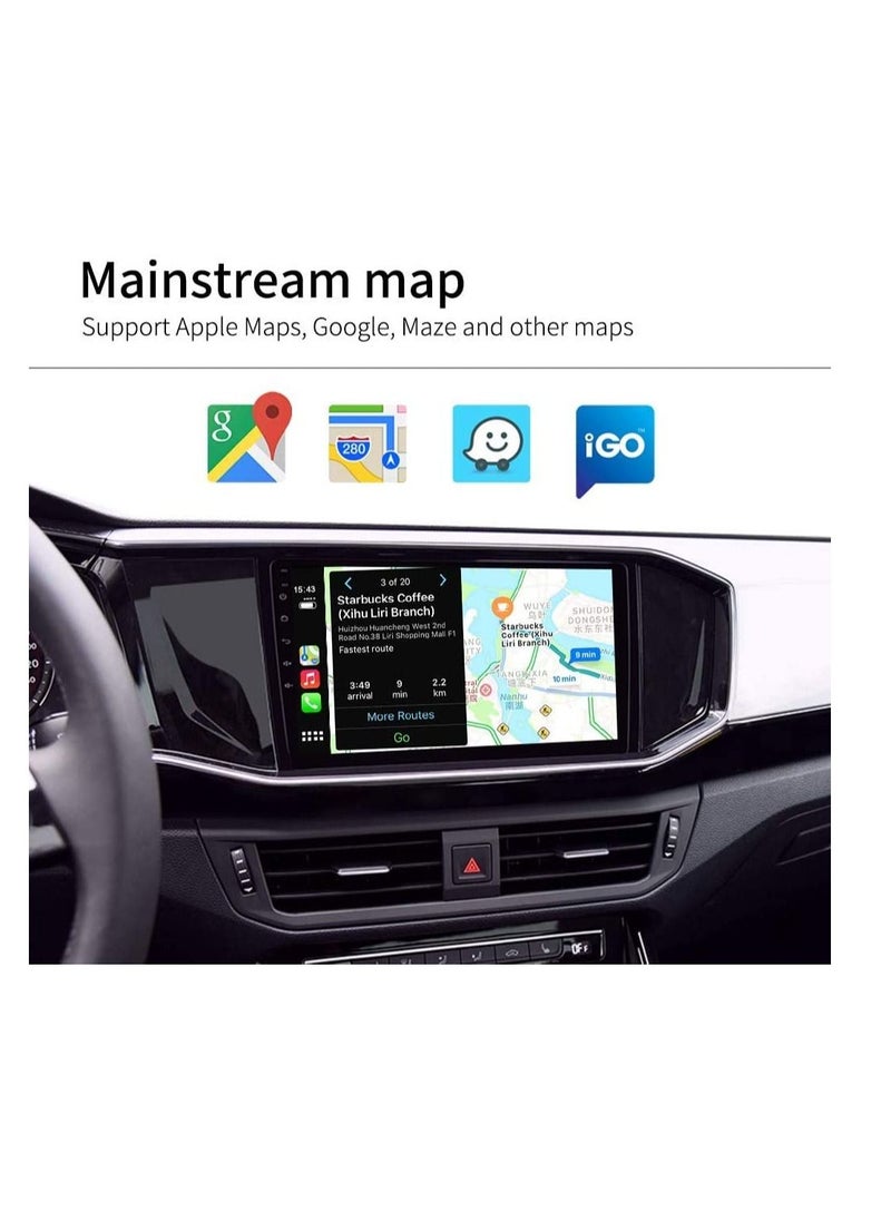 XICEN - Wired CarPlay Dongle for Car Screen with Android System 4.4.2 or Above Support Android Auto Mirroring USB Connect SIRI Voice Control Google Maps Upgrade (White) - Image 1