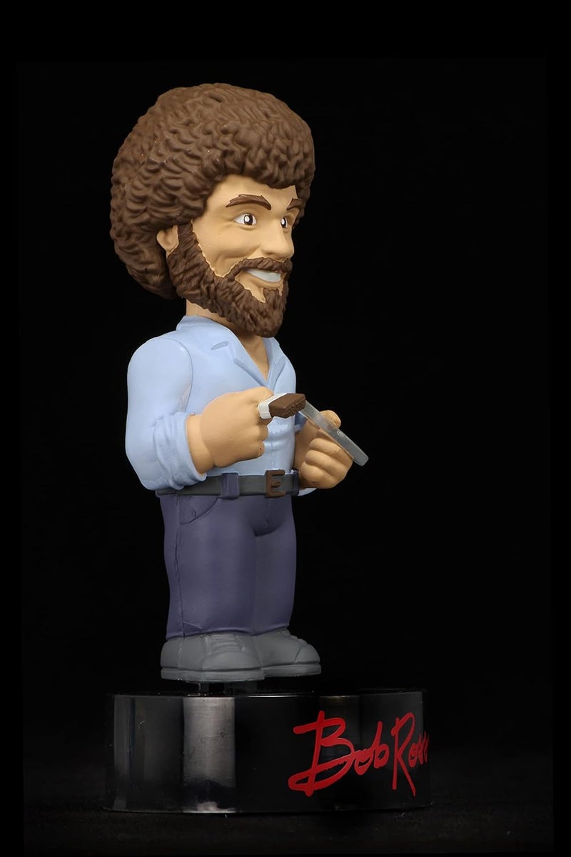 NECA The Joy of Painting 6.5" Bob Ross Body Knocker Bobblehead - Image 3
