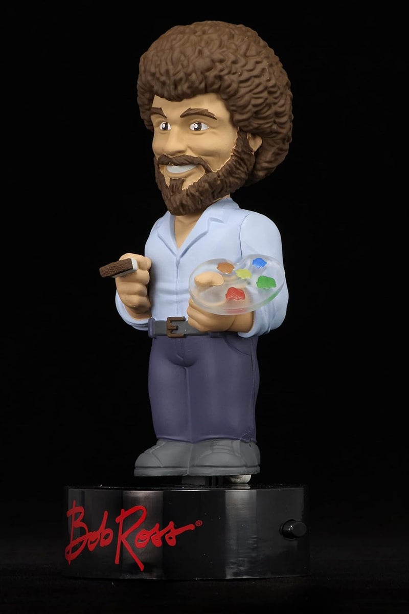 NECA The Joy of Painting 6.5" Bob Ross Body Knocker Bobblehead - Image 1