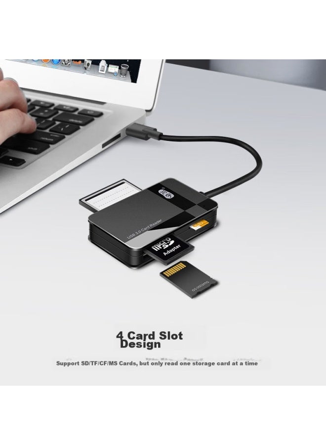 Chuanyu Usb/typec Multifunctional Card Reader 3.0 High-speed Supports Cf/sd/tf/ms Camera, Surveillance Recorder Storage Card For Computer, Apple 15/ipad/android Smartphone - Image 2