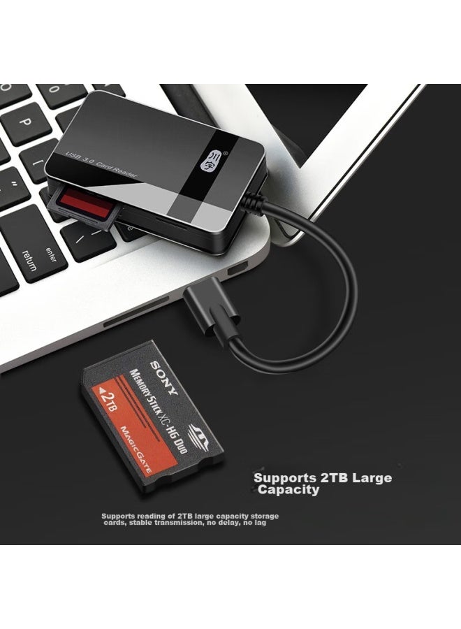 Chuanyu Usb/typec Multifunctional Card Reader 3.0 High-speed Supports Cf/sd/tf/ms Camera, Surveillance Recorder Storage Card For Computer, Apple 15/ipad/android Smartphone - Image 4
