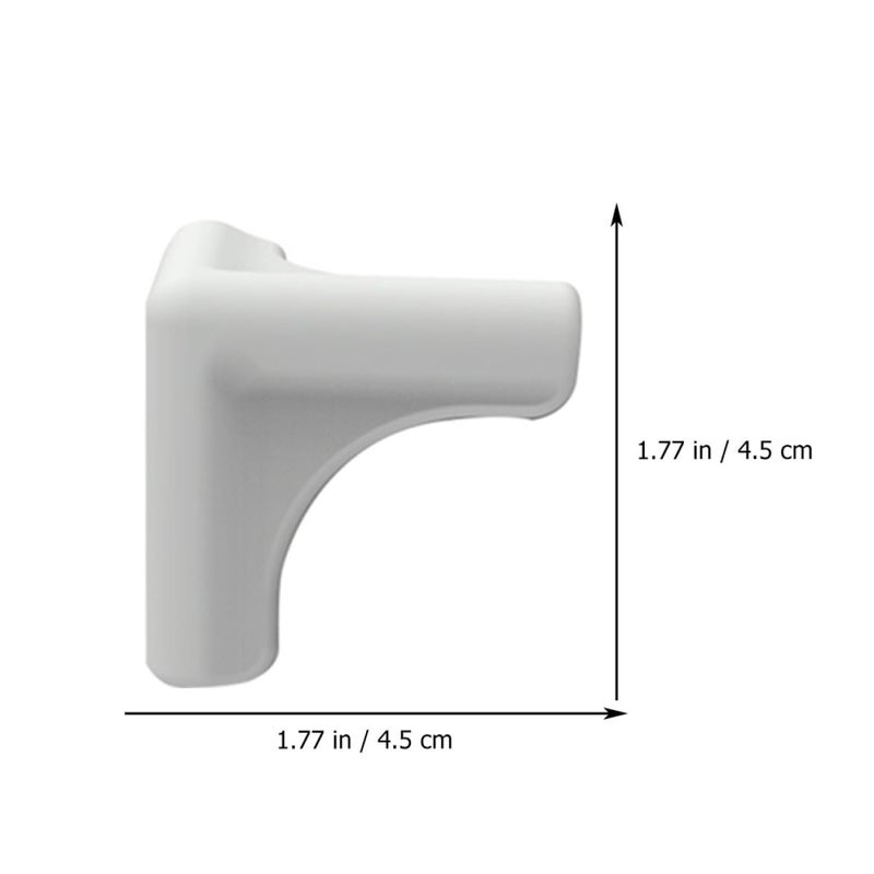 Silicone Corner Protectors For Furniture Edge Proofing Anti Collision Cushion 4 Pack Gray - Image 3