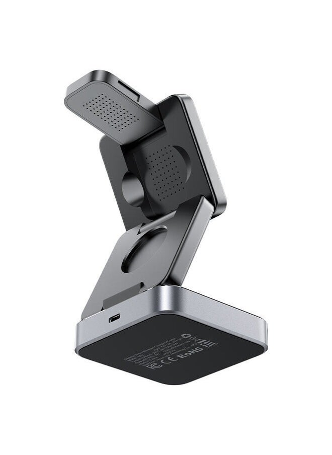 3 in 1 desktop wireless charging holder