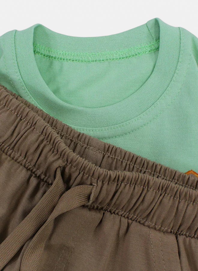 دريم طقم بيجامة أولادي قطن بتصميم تخييم ممتع - Image 3