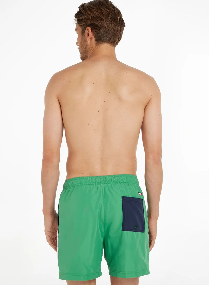 TOMMY JEANS Logo Color Block Swim Shorts