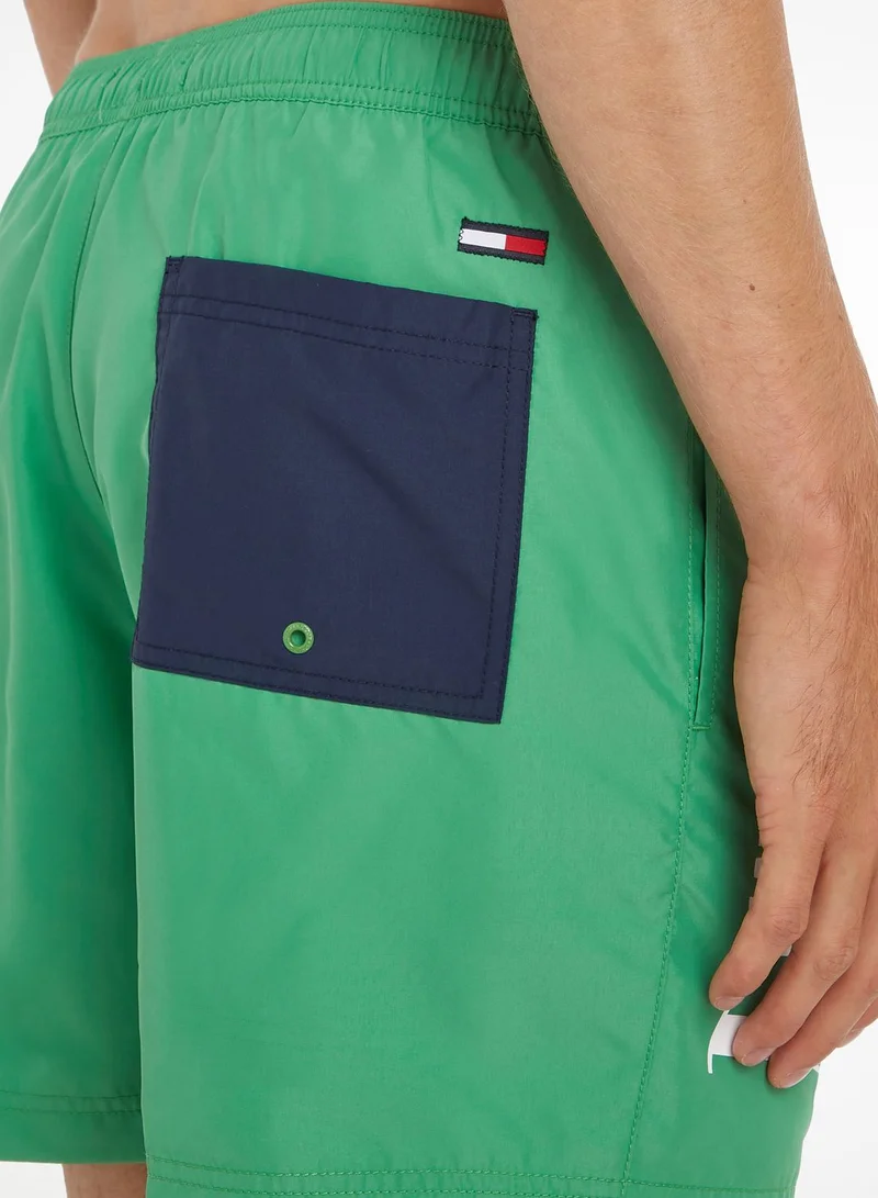 TOMMY JEANS Logo Color Block Swim Shorts
