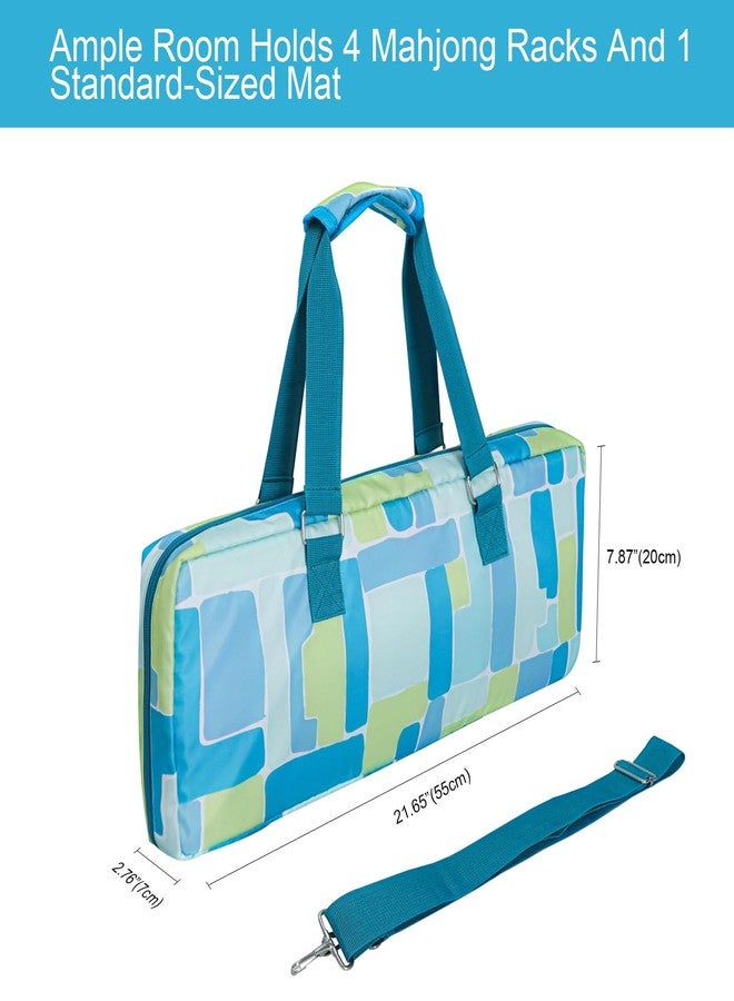 Jongyance Empty Mahjong Rack Bag(Green) for Racks and Mats, Storage Bag Fits Most Types of Racks, Mahjong Accessory - Image 2