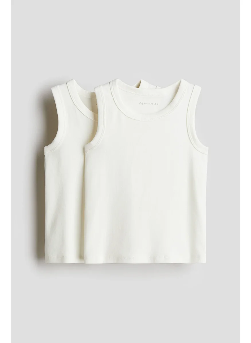 اتش اند ام 2-Pack Pima Cotton Vest Tops