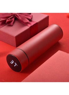 Generic LED Temperature Display Water Bottle Red 500ml  - Image 2