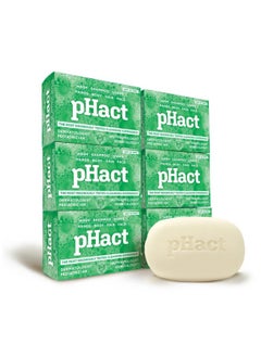 Andrew Lessman ANDREW LESSMAN pHact Moisture-Rich, Soap-Free Cleansing Bar Hint of Mint. Natural Skin pH. All Skin Types - Even Sensitive Skin. Hypoallergenic. Dermatologist Tested. 6-Pack 4.25 oz Each  - Image 2
