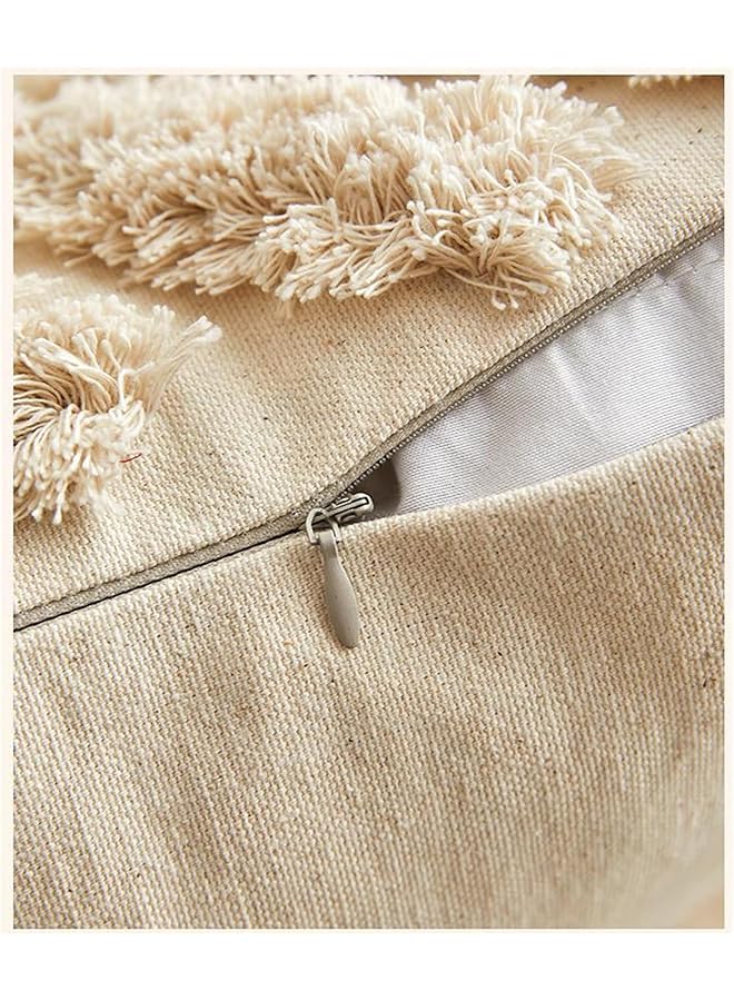 erorex Handcrafted Cushion Cover 45X45Cm With Tassel Decor Woven Throw Tufted Pillowcase For Home Decor Bohemian Style Style 06 - Image 4