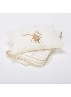 The Little Green Sheep Snuz Washable Wool Pillowwhite, Organic Wool Pillow, Machine Washable, Natural Support, Suitable From 12 Months And Above, Dimensions 40X60Cm  - Image 5