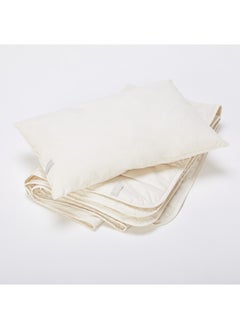 The Little Green Sheep Snuz Washable Wool Pillowwhite, Organic Wool Pillow, Machine Washable, Natural Support, Suitable From 12 Months And Above, Dimensions 40X60Cm  - Image 3