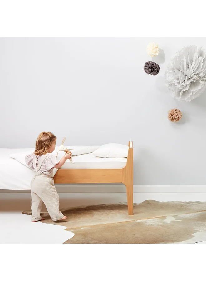 The Little Green Sheep Snuz Washable Wool Pillowwhite, Organic Wool Pillow, Machine Washable, Natural Support, Suitable From 12 Months And Above, Dimensions 40X60Cm